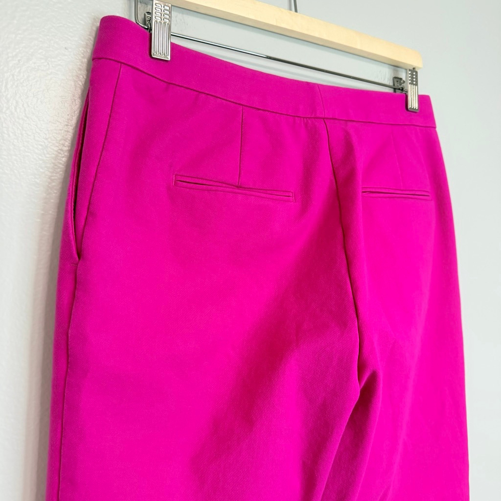 Ann Taylor Pink Ankle Cropped Trouser Pants Size 6 - Picture 5 of 12